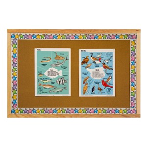 Natural Cork Board w/ Wood Frame